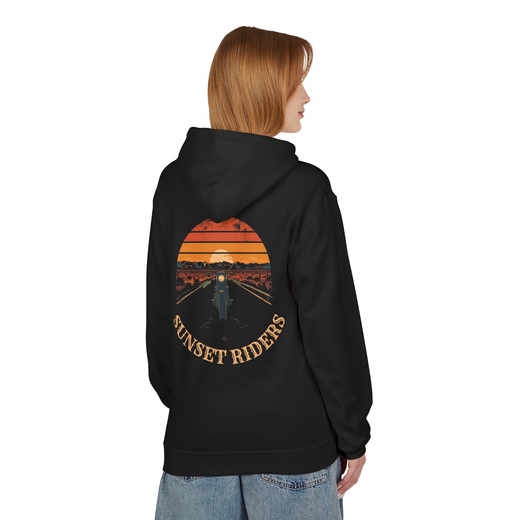 Black Hoodie Sunset Riders