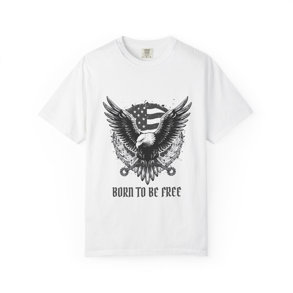 White T-Shirt Born to Be Free